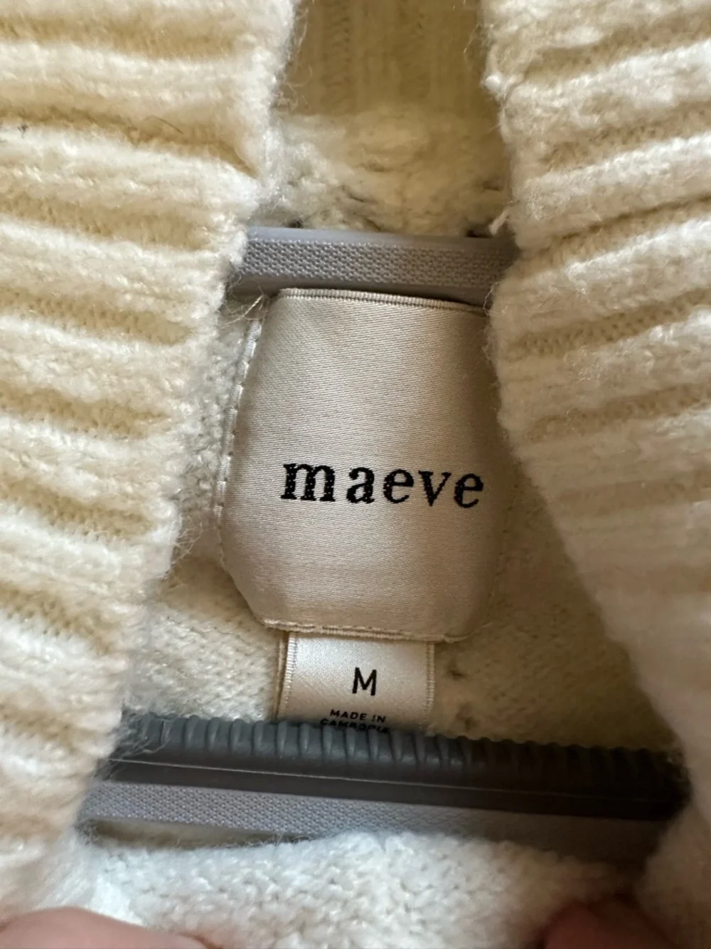 Anthropologie Oversized Mock Neck Sweater